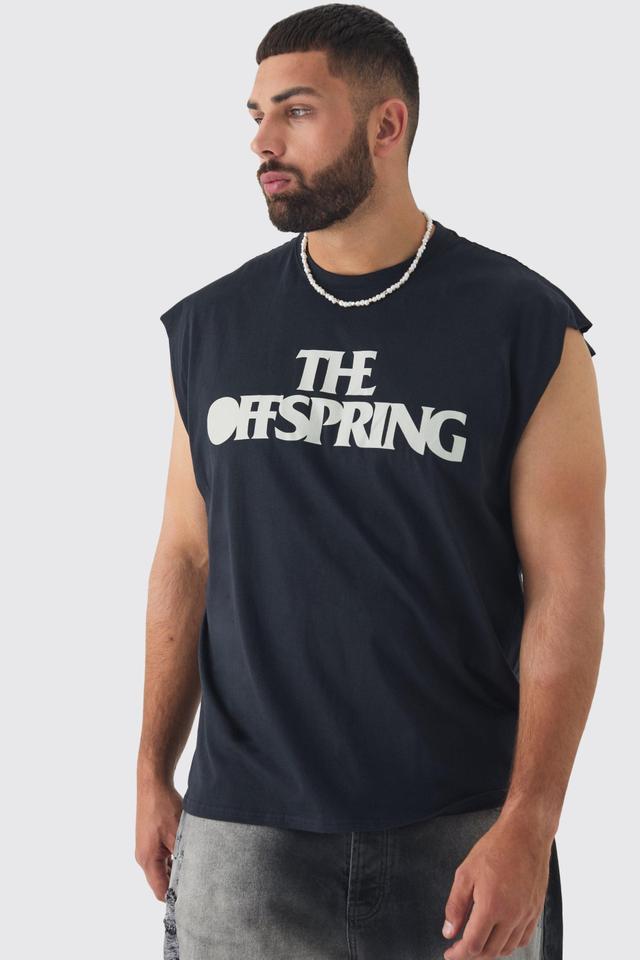 Plus The Offspring License Print Tank | boohooMAN USA Product Image