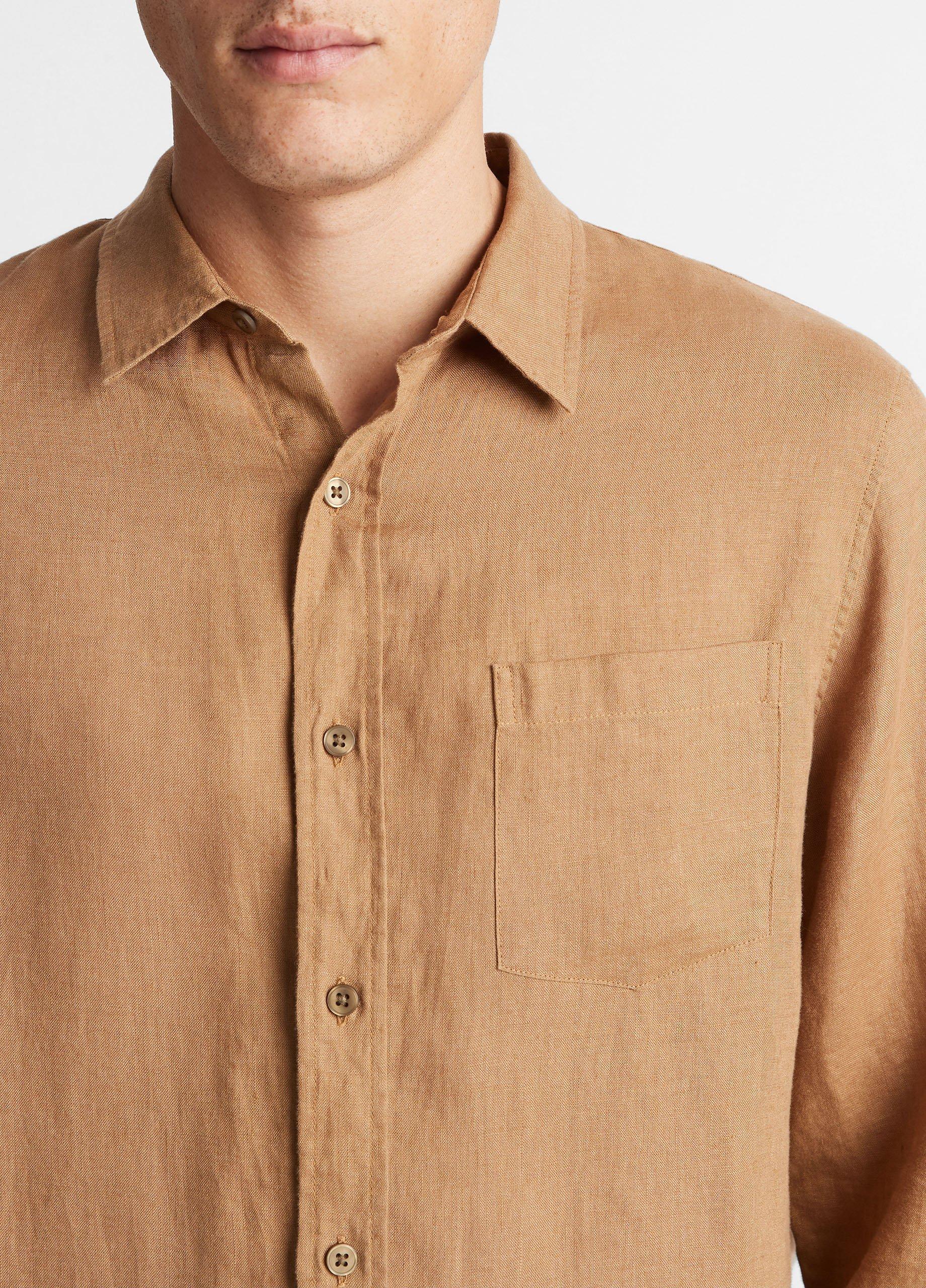 Linen Long-Sleeve Shirt Product Image