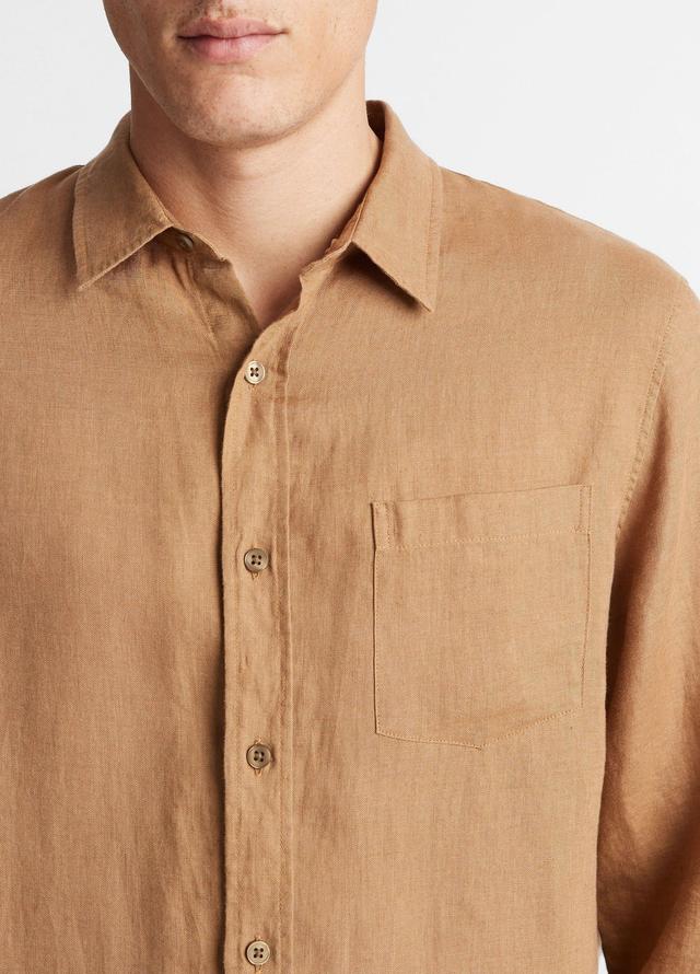 Linen Long-Sleeve Shirt Product Image