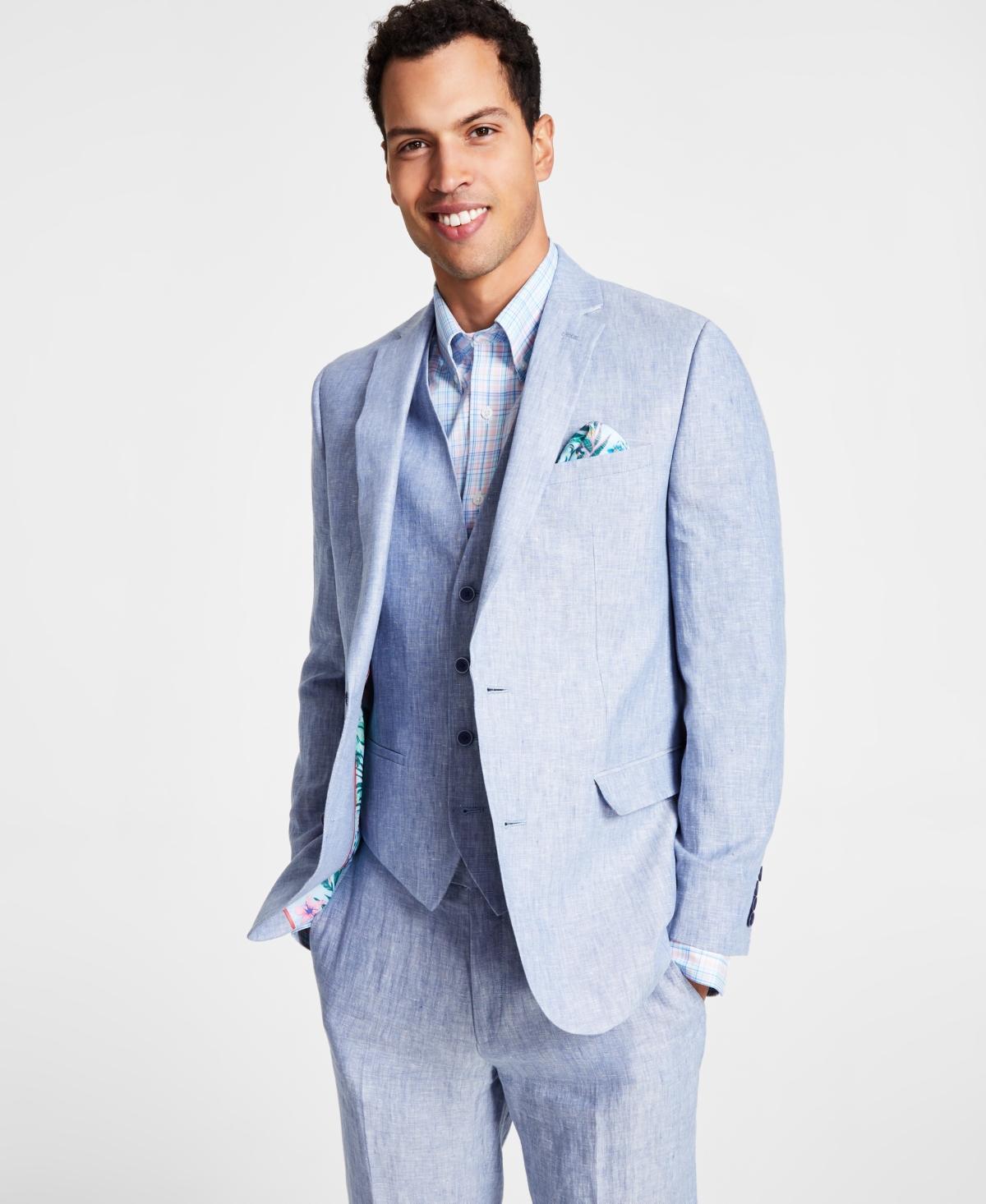 Bar Iii Mens Slim-Fit Linen Suit Jackets, Created for Macys Product Image