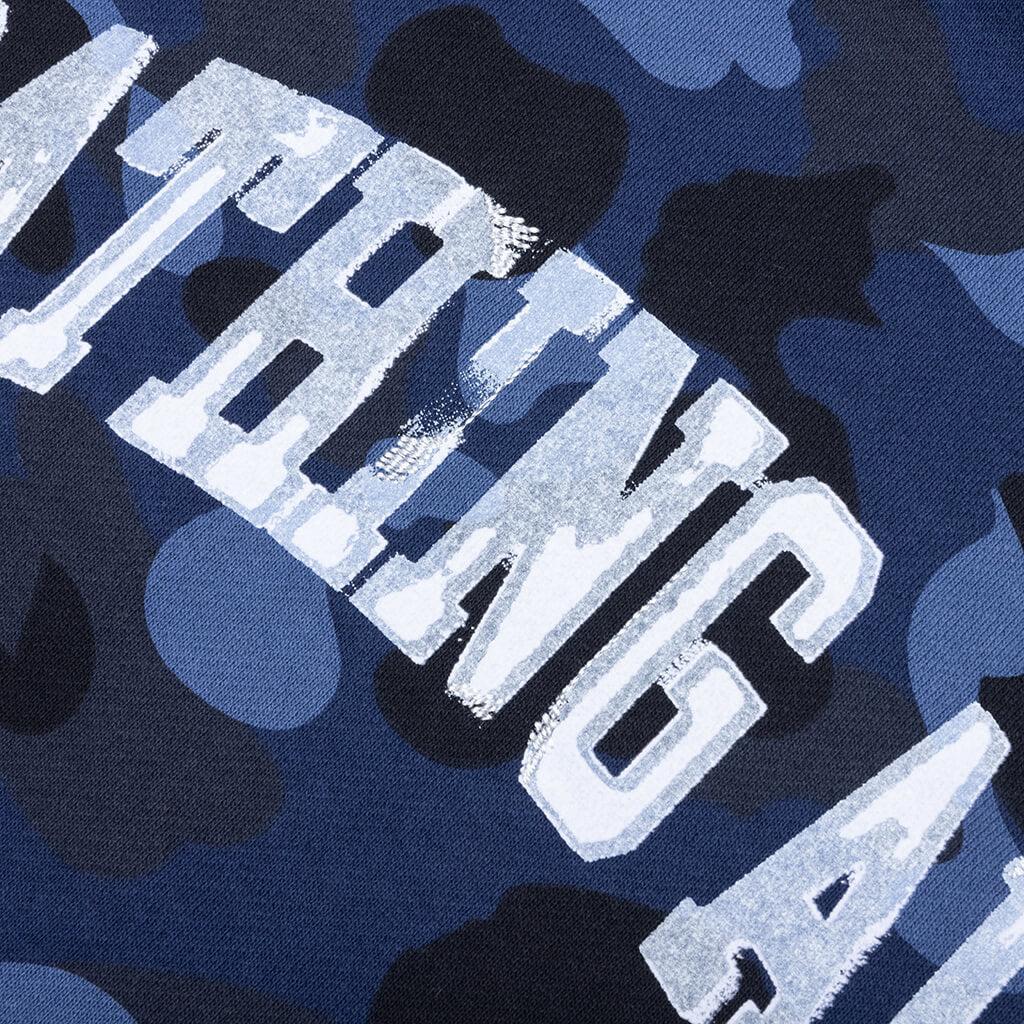 Color Camo Pullover Hoodie - Navy Male Product Image