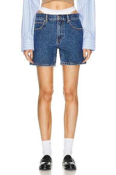 Alexander Wang Loose Short in Blue Product Image