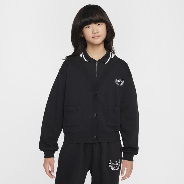 Womens Nike Sportswear Club Fleece Girls Cardigan Product Image