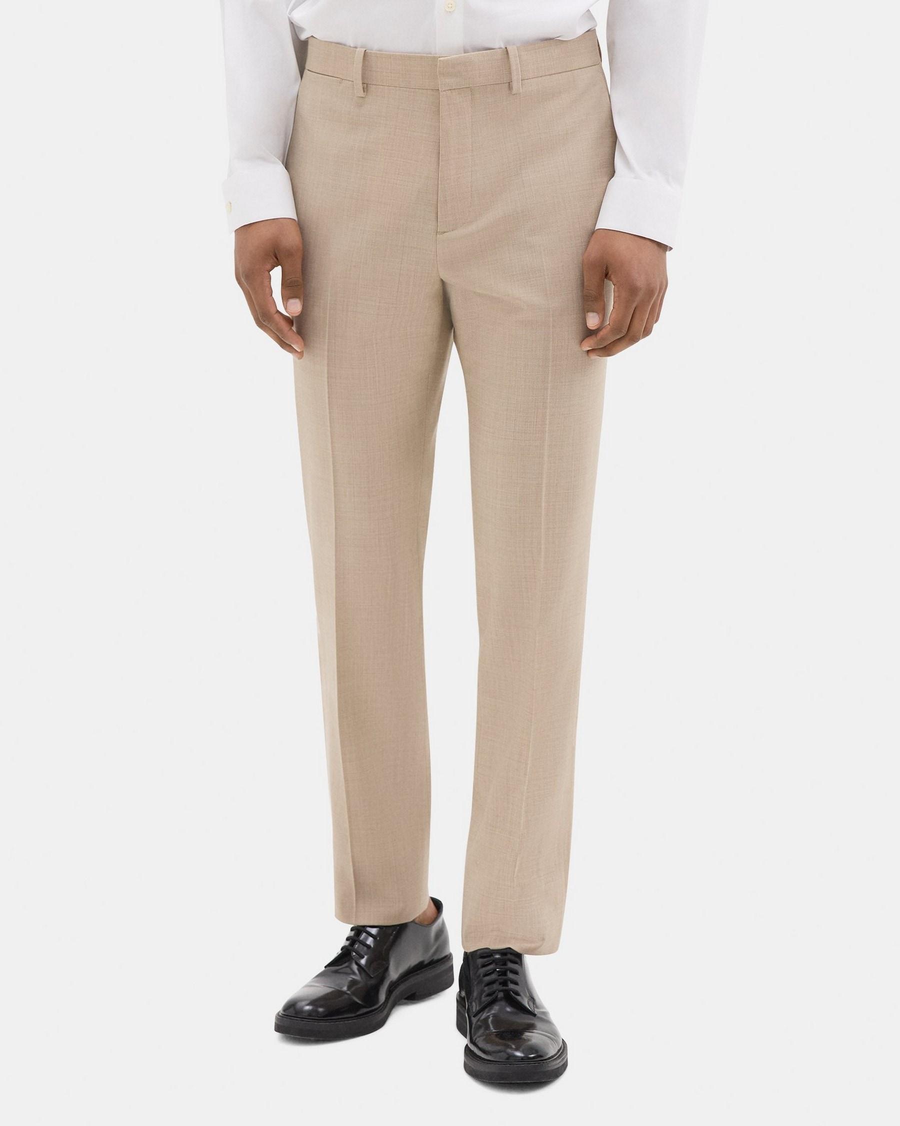 Slim-Fit Suit Pant in Wool-Blend Mélange Product Image