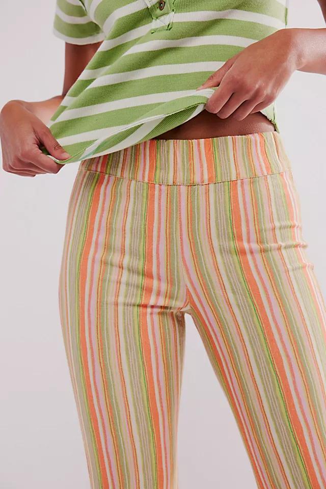 In My Feelings Stripe Slim Flare Crop Pants product image