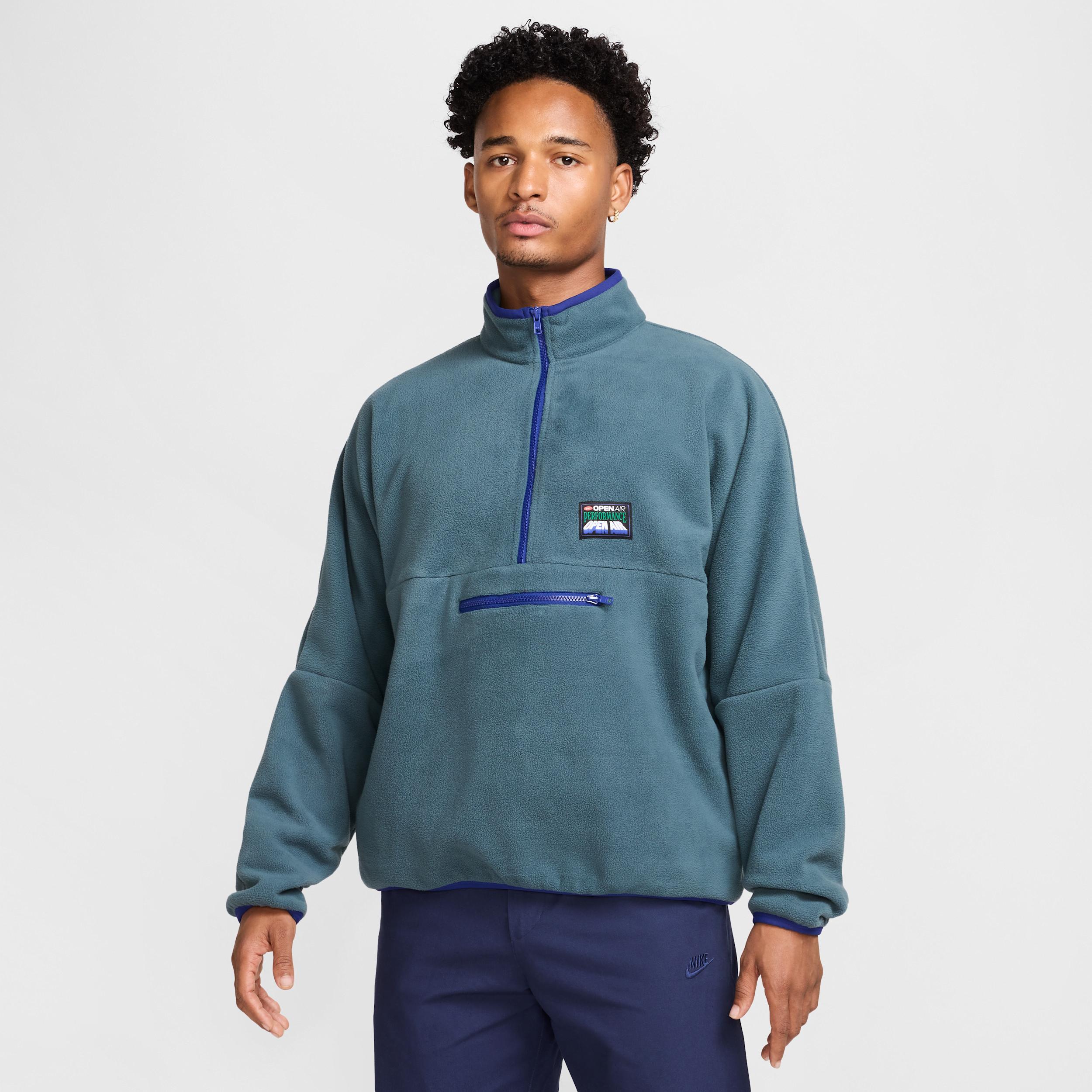 Nike Men's Club 1/2-Zip Pullover Long-Sleeve Top Product Image