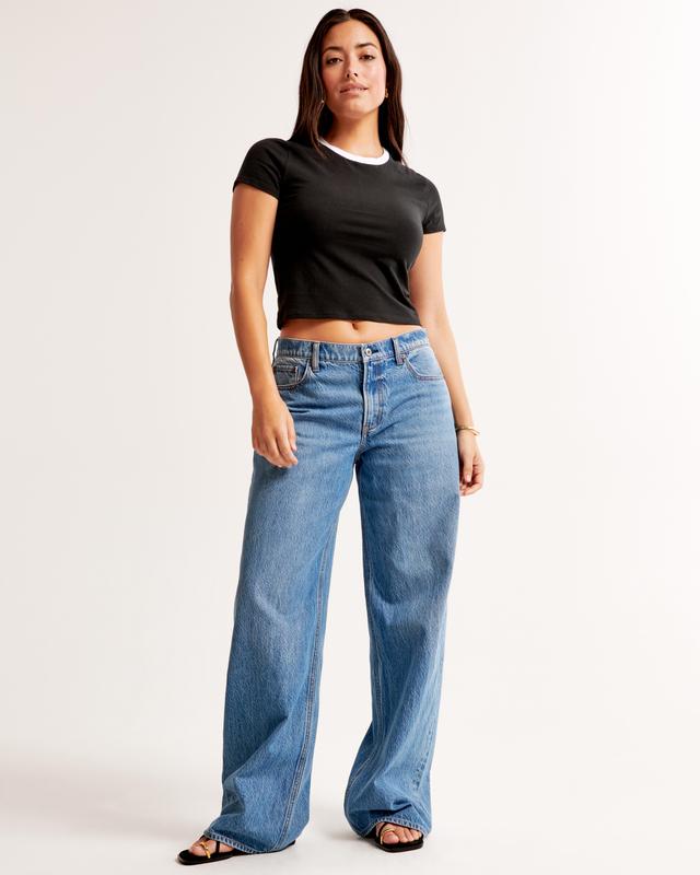 Curve Love Low Rise Ultra Loose Jean Product Image