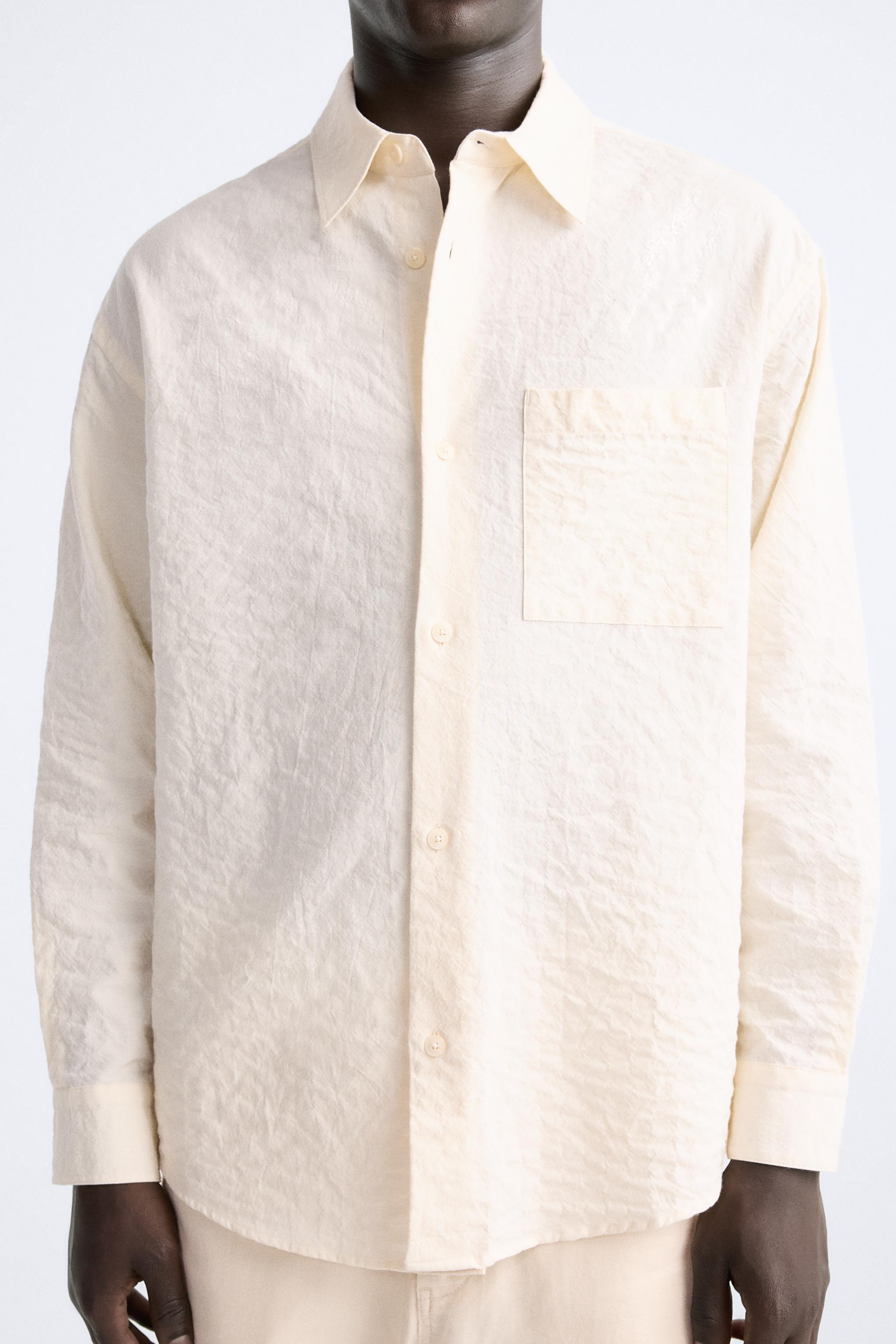 WRINKLED LOOK SHIRT Product Image