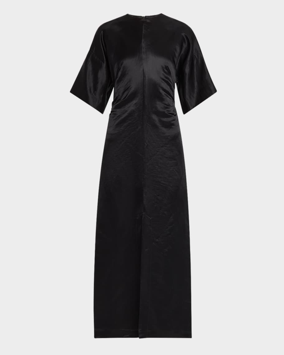 Short-Sleeve Ruched Maxi Dress product image