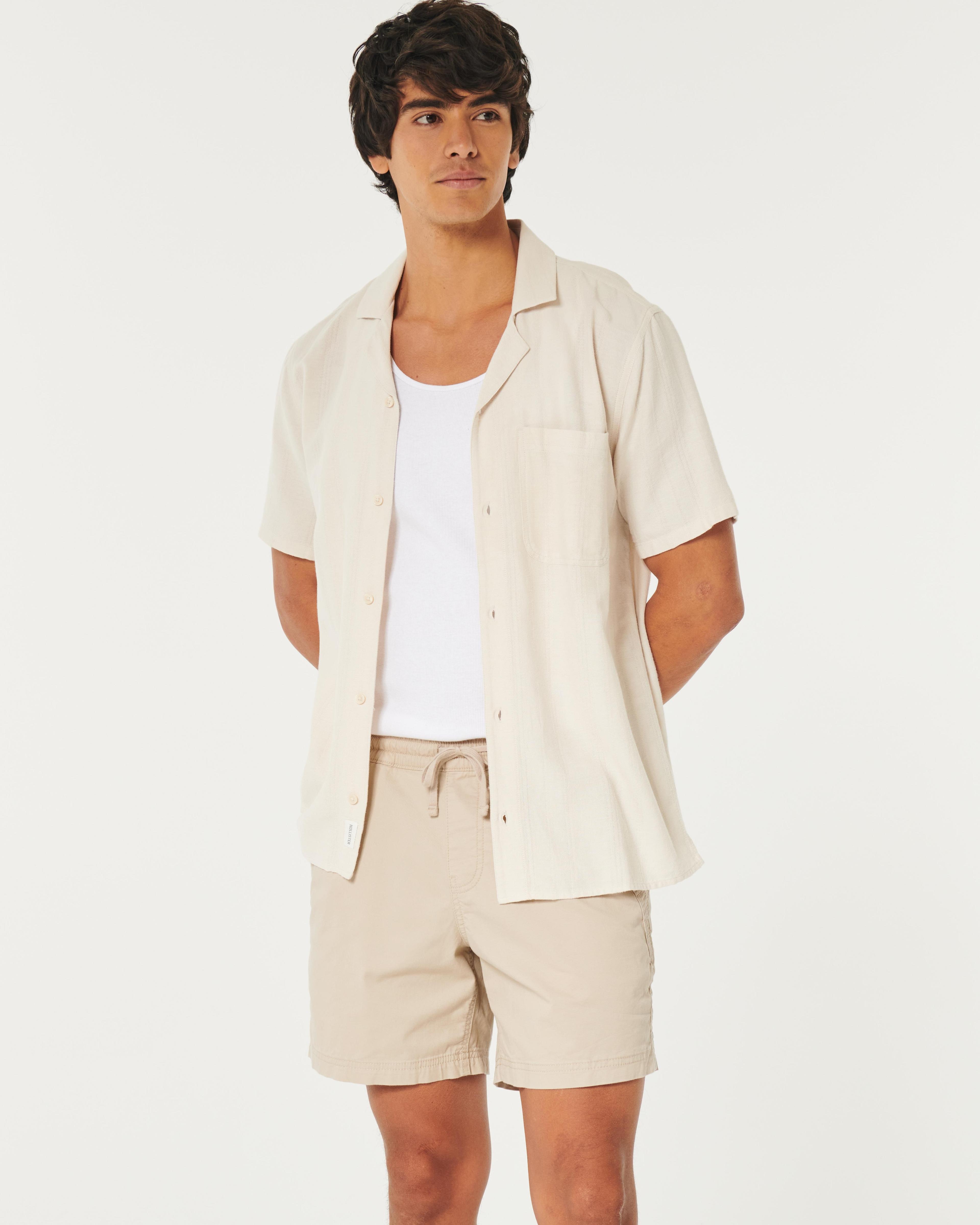 Twill Pull-On Shorts 7" Product Image