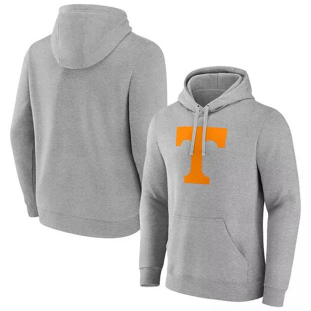 Mens Fanatics Gray Tennessee Volunteers Primary Logo Pullover Hoodie Product Image