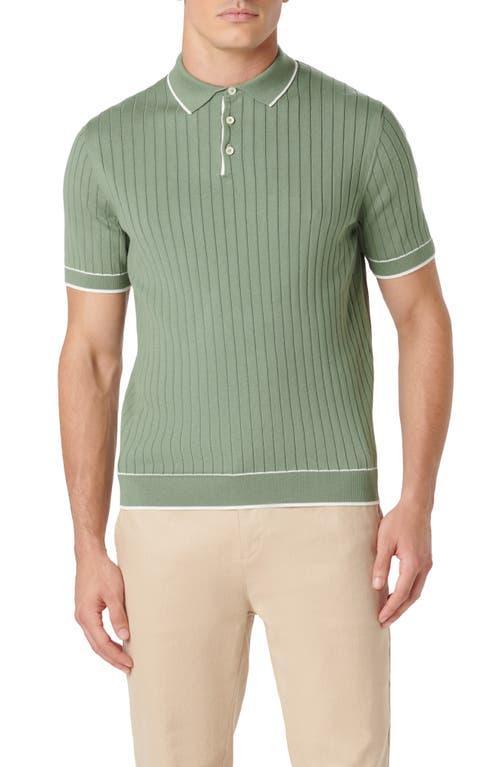 Bugatchi Rib Knit Polo Product Image