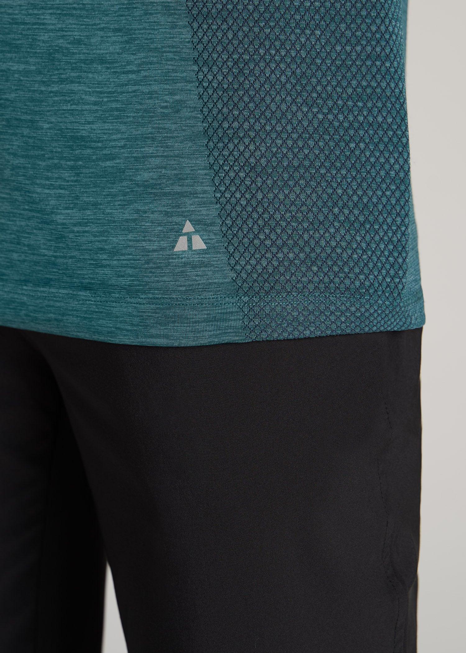 A.T. Performance MODERN-FIT Engineered Athletic Tall Tee in Teal Mix Product Image