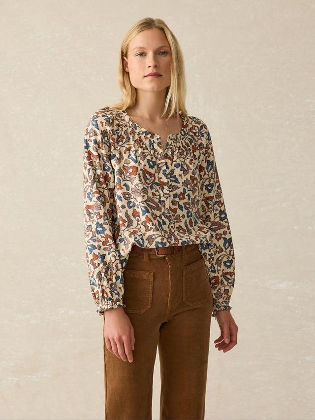 Odette Blouse - Ginger Maplewood Floral Product Image