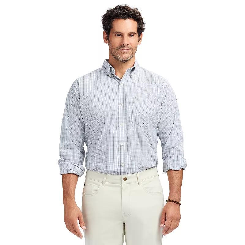 Mens IZOD Performance Comfort Long Sleeve Button Down Shirt Product Image