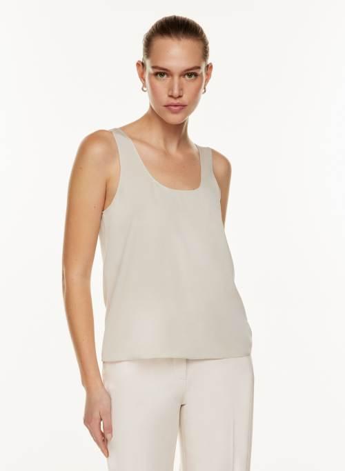 carson silk tank Product Image