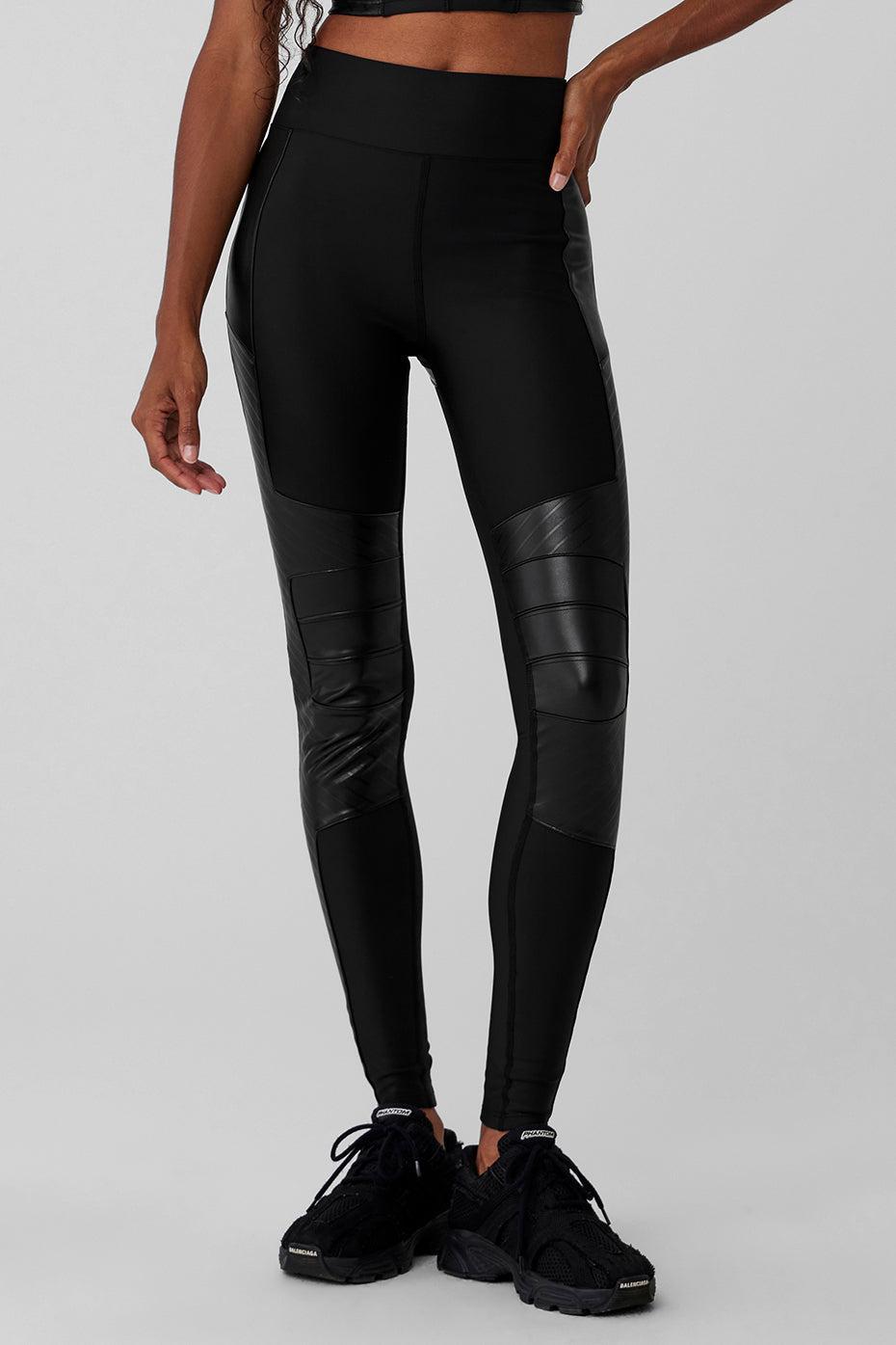 Airlift Winter Warm High-Waist Supermoto Legging - Black Product Image