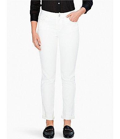 NIC  ZOE Stretch Denim Mid Rise Rolled Cuff Girlfriend Jeans Product Image