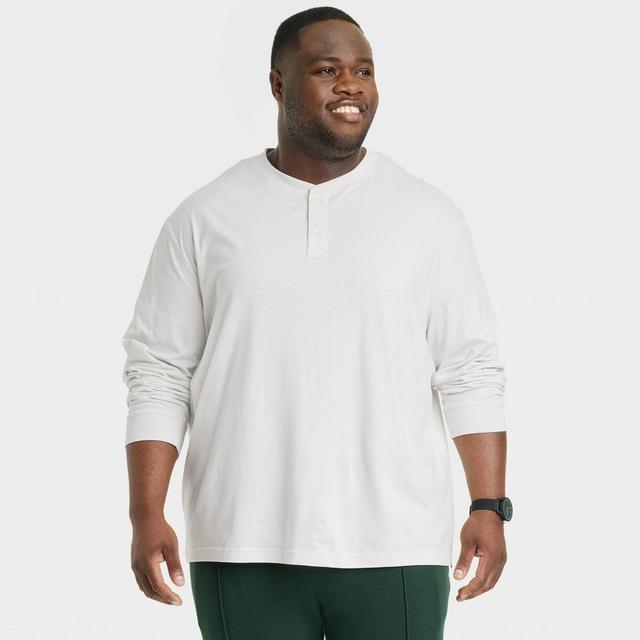 Mens Big & Tall Long Sleeve Henley Shirt - Goodfellow & Co Product Image