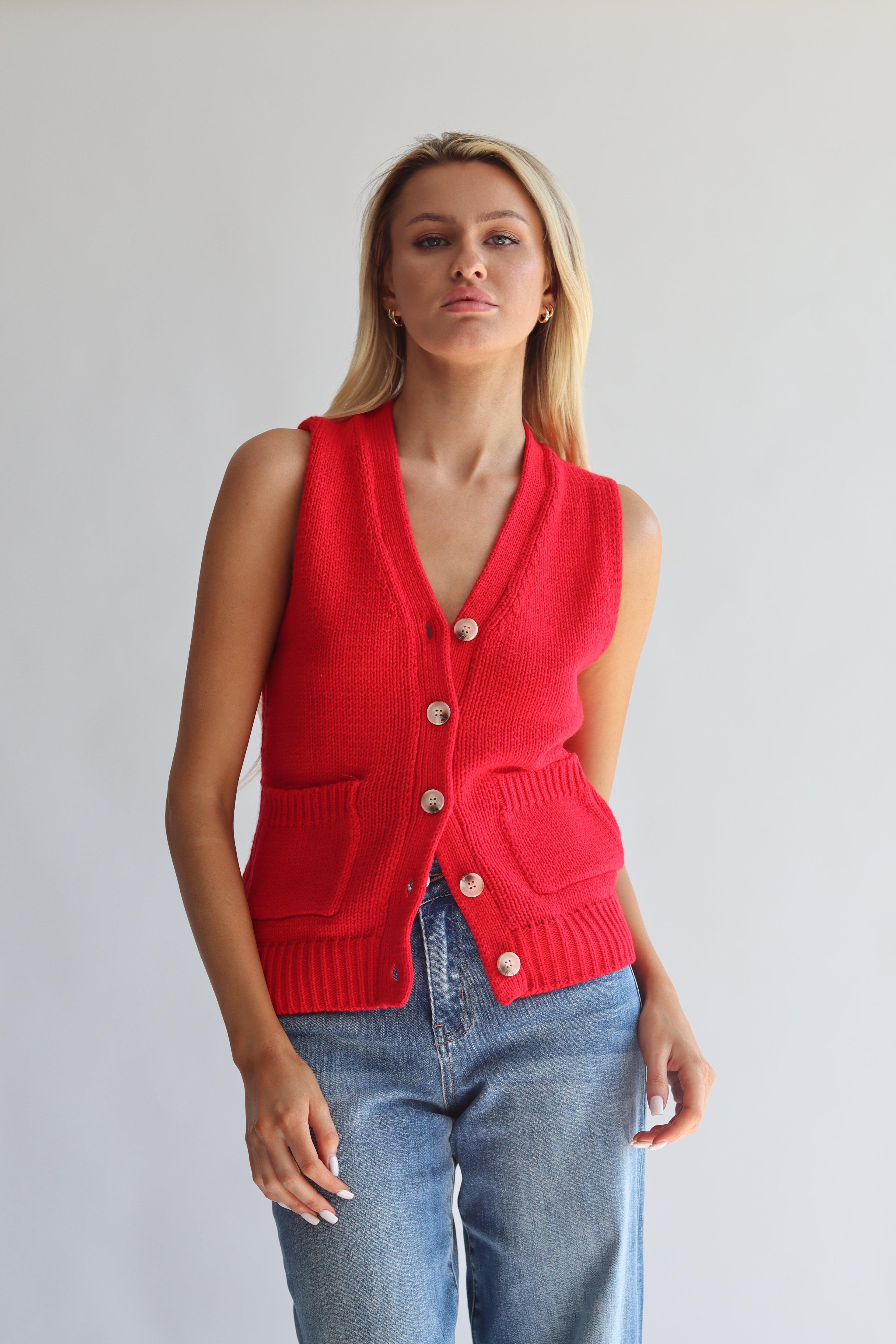 Sleeveless Sweater Vest product image