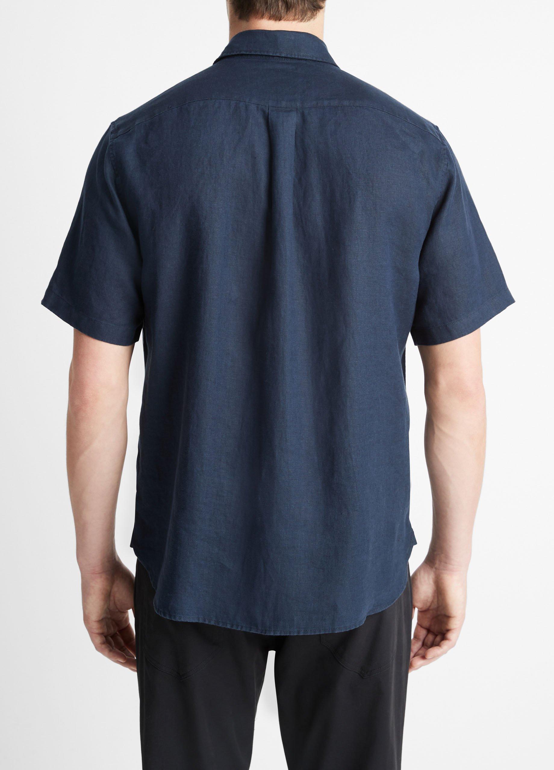 Linen Short-Sleeve Shirt Product Image