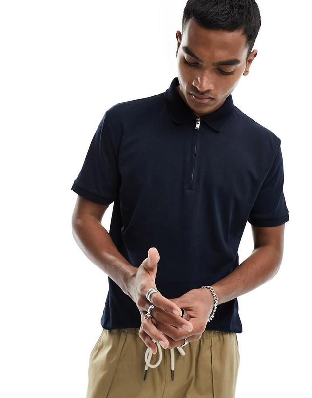 Selected Homme half zip polo Product Image