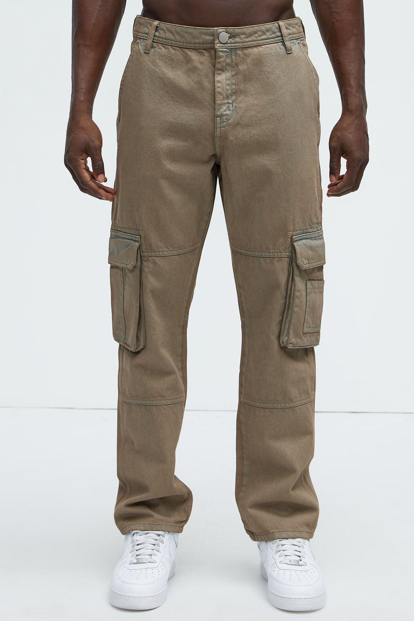 Mark Cargo Jeans - Grey Mineral Wash Product Image