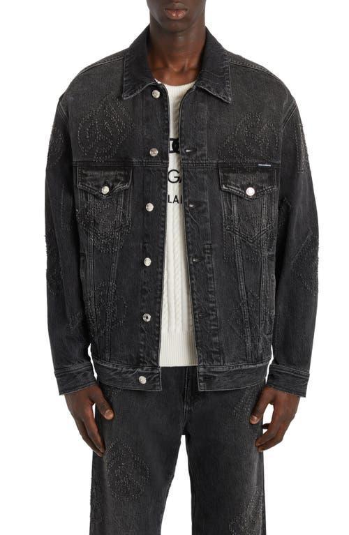 Dolce & Gabbana D & G Distressed Denim Trucker Jacket Product Image