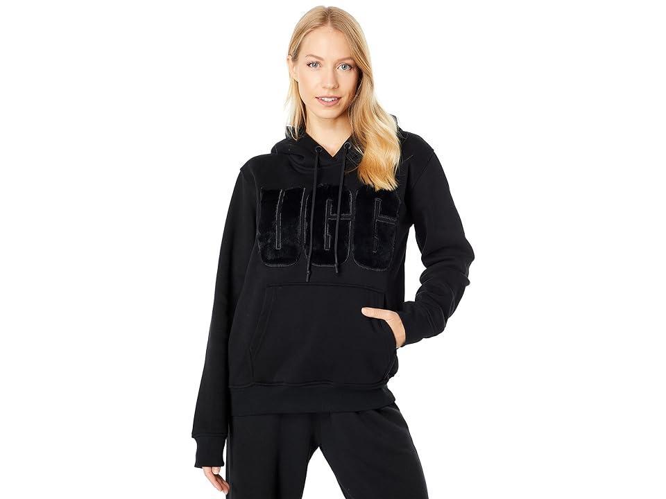 Ugg Rey Fuzzy Logo Hoodie Product Image