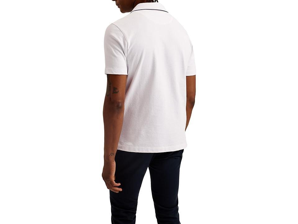 Ted Baker PAISEL Short Sleeve Regular Open Collar Polo Men's Short Sleeve Knit Product Image