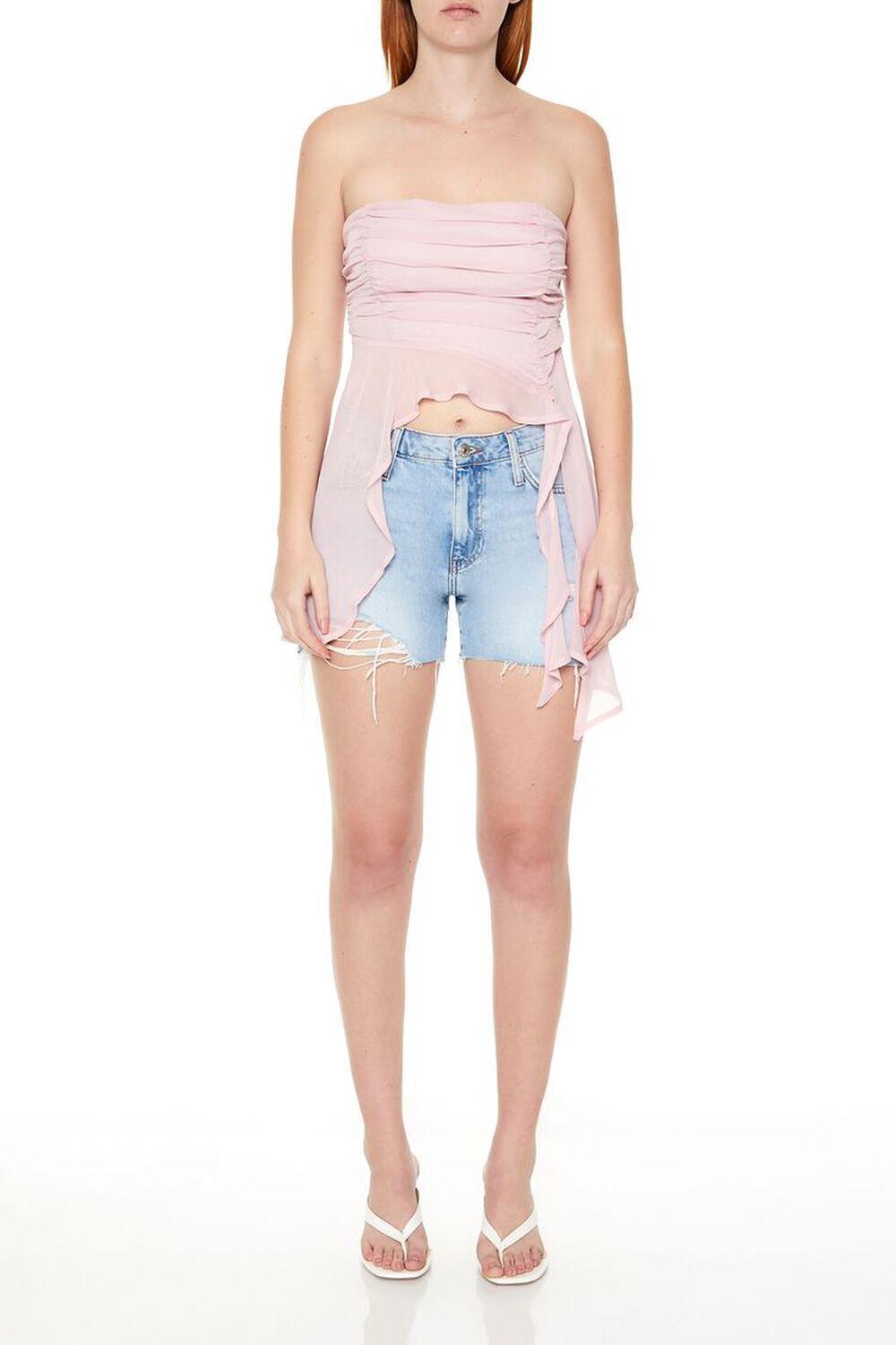 Chiffon Flounce Tube Top | Forever 21 Product Image