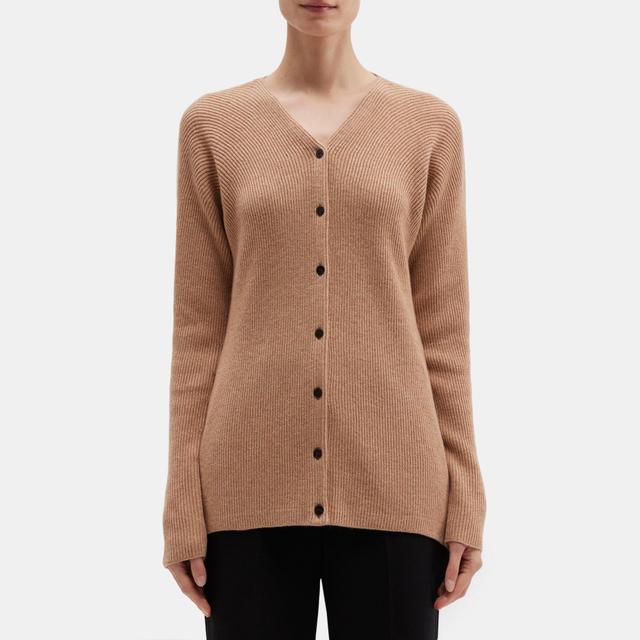 Wool-Cashmere Slim Cardigan | Theory Outlet Product Image