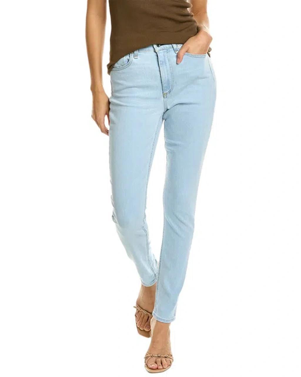 RAG & BONE Nina Paeonia High-rise Skinny Jean In Blue Product Image