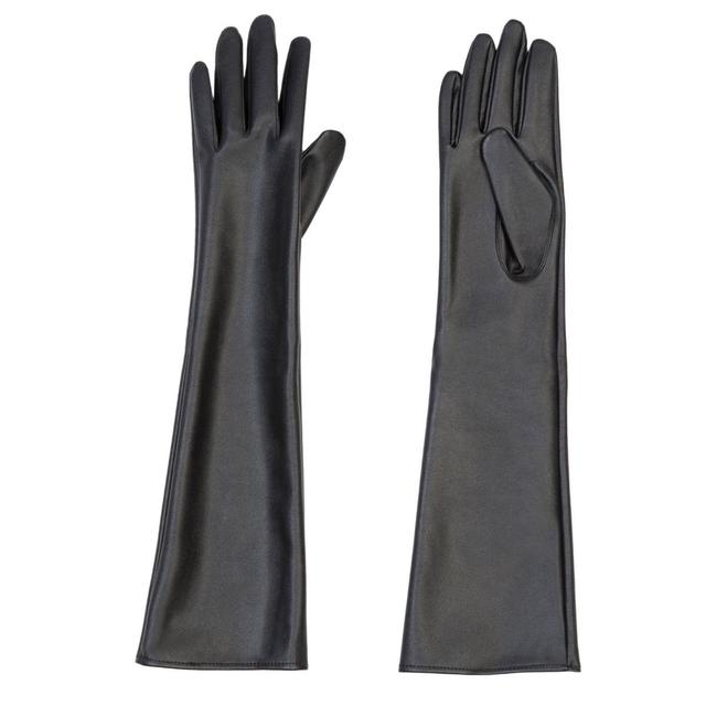 Eloquii Womens Faux Leather Opera Gloves Product Image