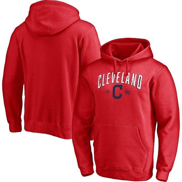 Mens Fanatics Branded Cleveland Indians Big & Tall Cooperstown Collection Ultimate Champion Pullover Hoodie Product Image