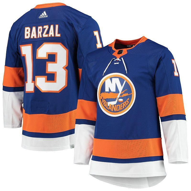 Mens adidas Mathew Barzal Royal New York Islanders Home Primegreen Authentic Pro Player Jersey Product Image