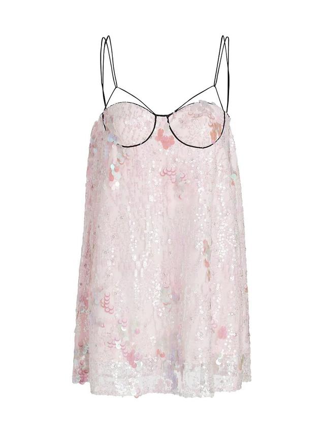 Womens Ellen Sequin Slip Dress Product Image