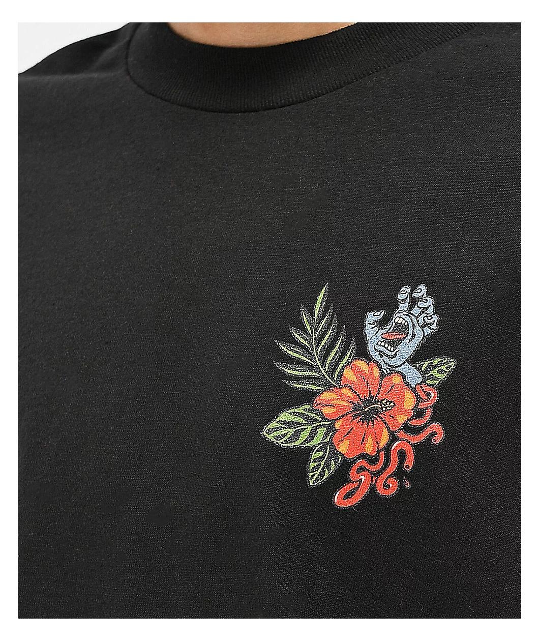 Santa Cruz Vacation Dot Black T-Shirt Product Image