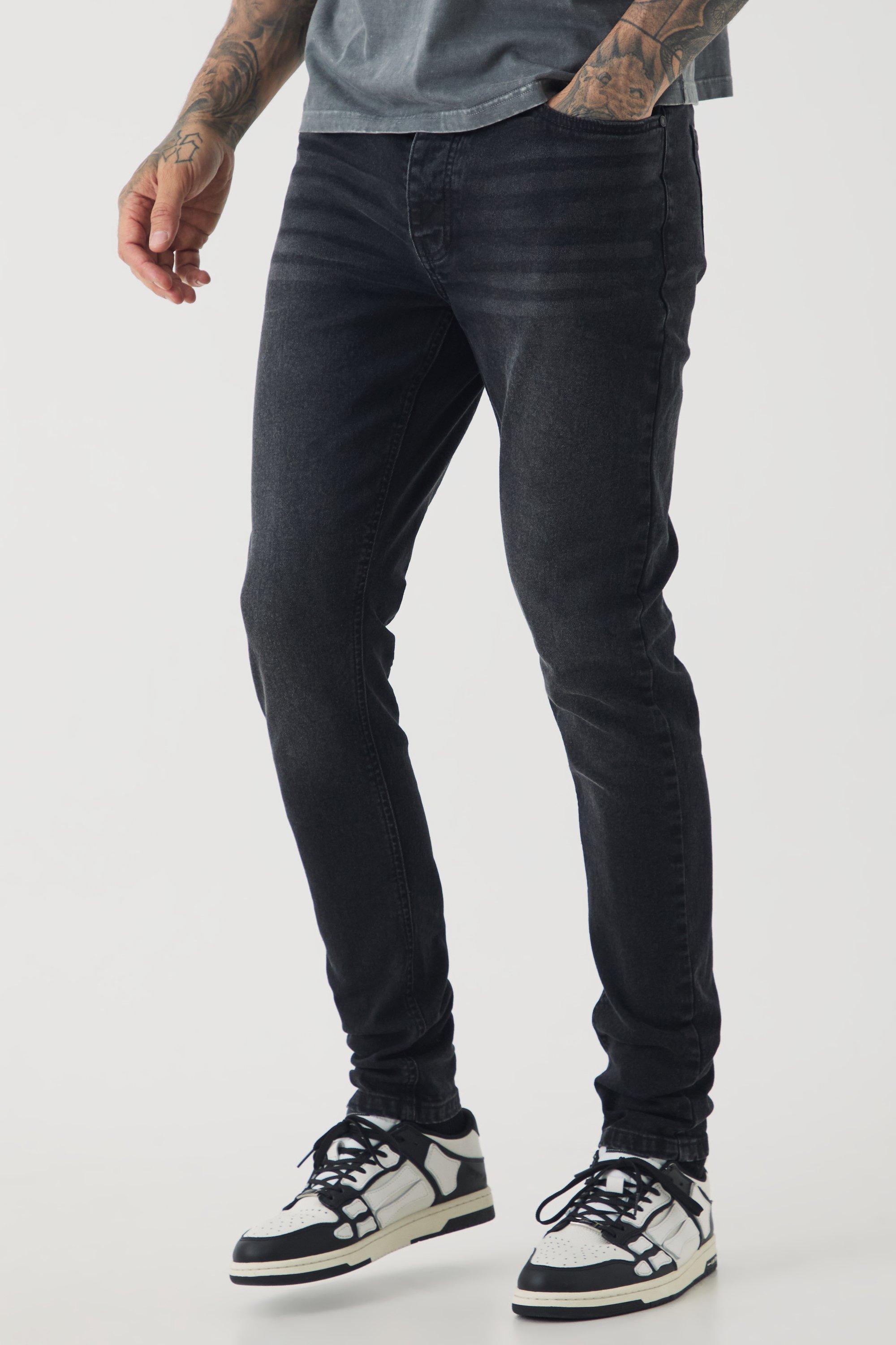 Tall Stretch Skinny Fit Jeans | boohooMAN USA Product Image