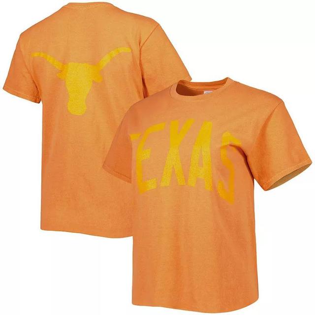 Womens 47 Brand Texas Orange Texas Longhorns Vintage-Inspired Tubular Hyper Bright 2-Hit Cropped T-shirt Product Image