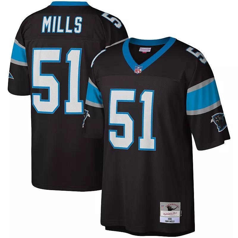 Mens Mitchell & Ness Sam Mills Carolina Panthers Legacy Replica Jersey Product Image