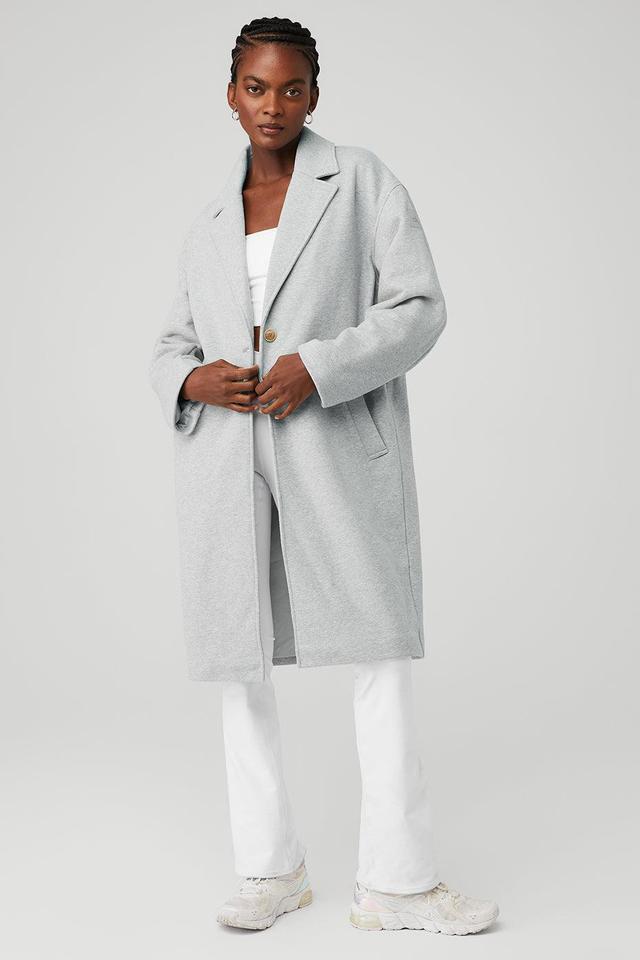 VIP Blazer Trench - Athletic Heather Grey Female Product Image