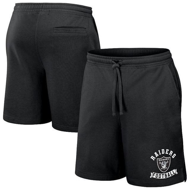 Mens NFL x Darius Rucker Collection by Fanatics Black Las Vegas Raiders Washed Shorts Product Image