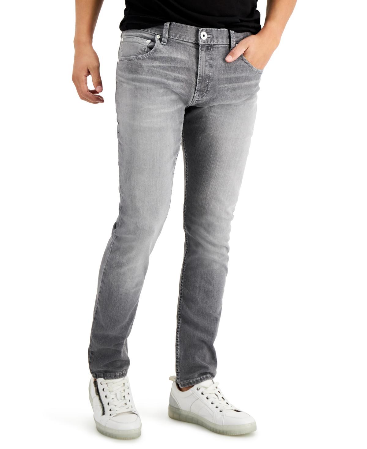 I.n.c. International Concepts Mens Grey Skinny Jeans, Created for Macys Product Image