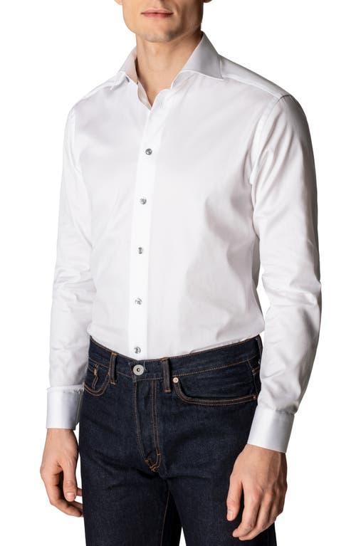 Eton Contemporary Fit Twill Dress Shirt Product Image