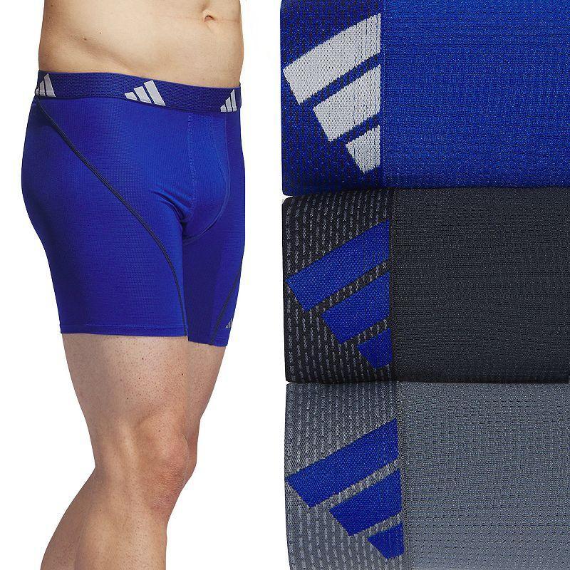 Mens adidas 3-pack Sport Performance Mesh Boxer Briefs Product Image