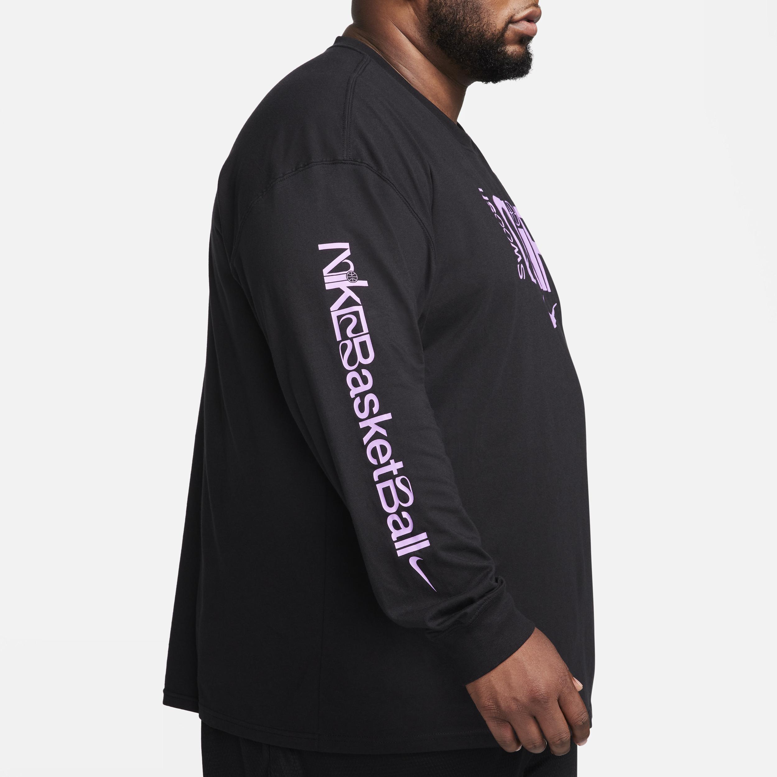 Nike Men's Max90 Long-Sleeve Basketball T-Shirt Product Image