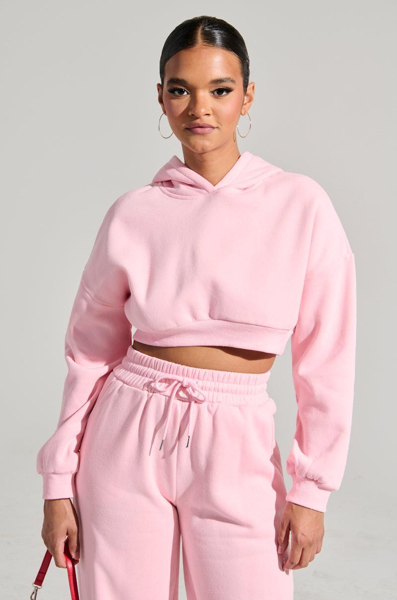 LOVER CROPPED HOODIE Product Image