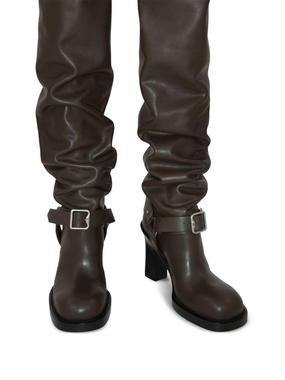 85mm over-the-knee leather boots Product Image