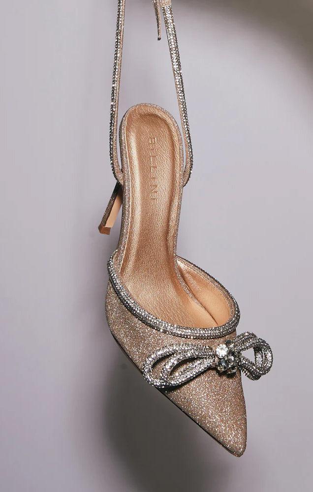 Billini Elope Heel ~ Gold Glitter Product Image